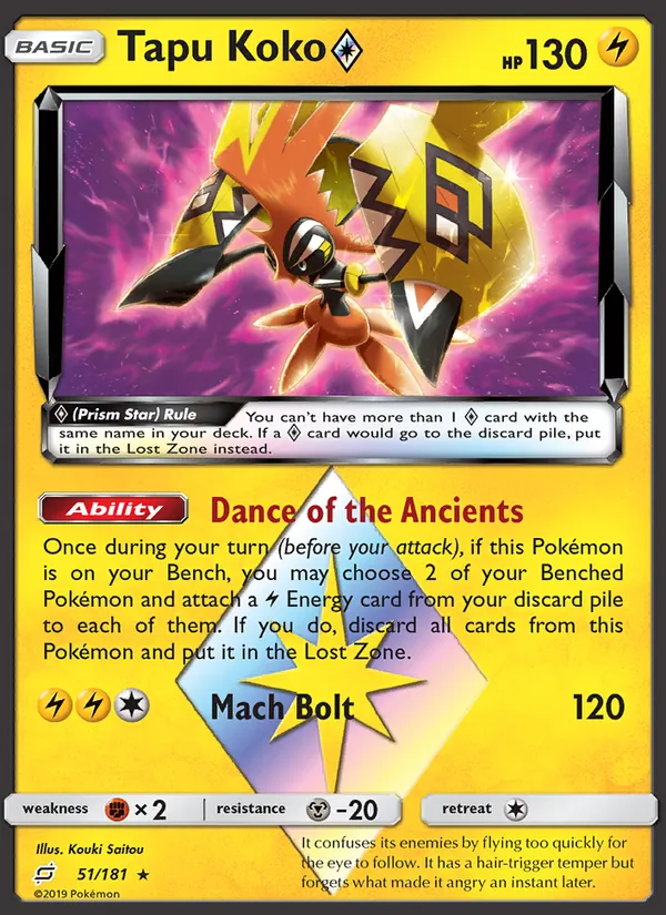 Tapu Koko ◇ 51 · Team Up
