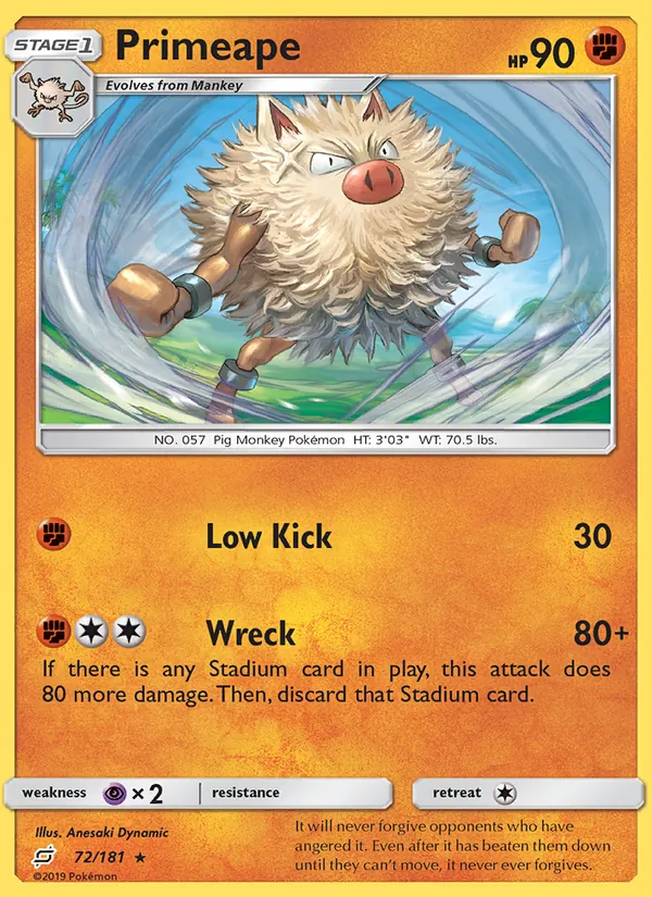 Primeape 72 · Team Up