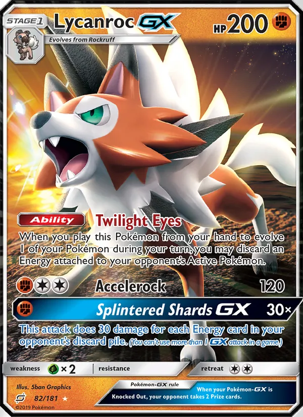 Lycanroc GX 82 · Team Up