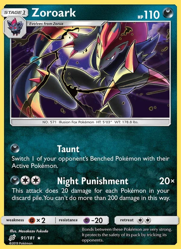 Zoroark 91 · Team Up