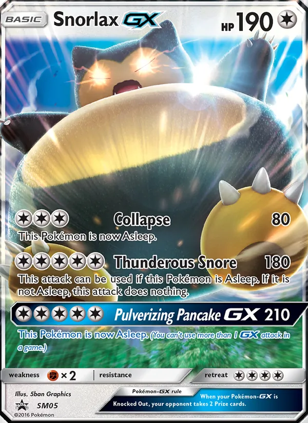 Snorlax GX SM05 · SM Black Star Promos