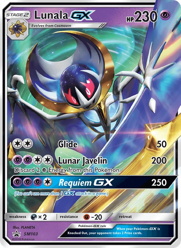Lunala GX SM103 · SM Black Star Promos