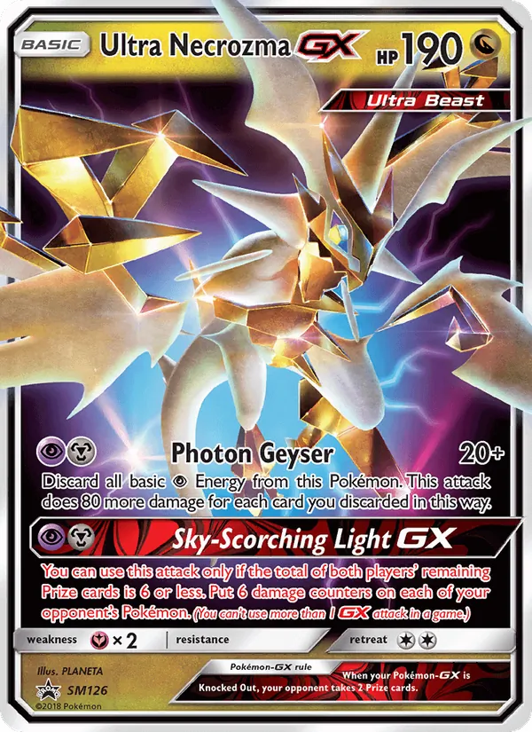 Ultra Necrozma GX SM126 · SM Black Star Promos