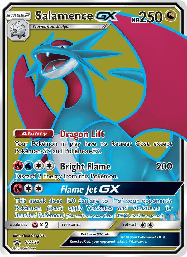 Salamence GX SM139 · SM Black Star Promos