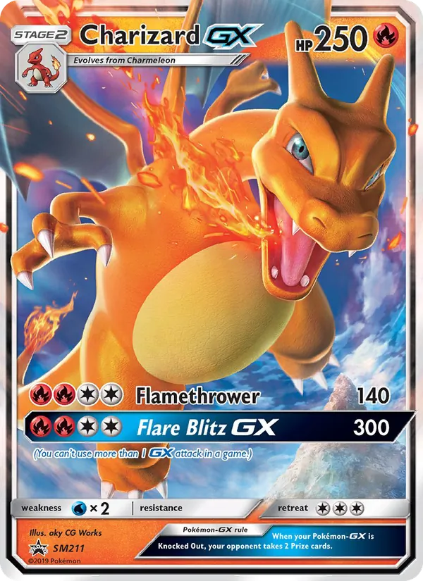 Charizard GX SM211 · SM Black Star Promos