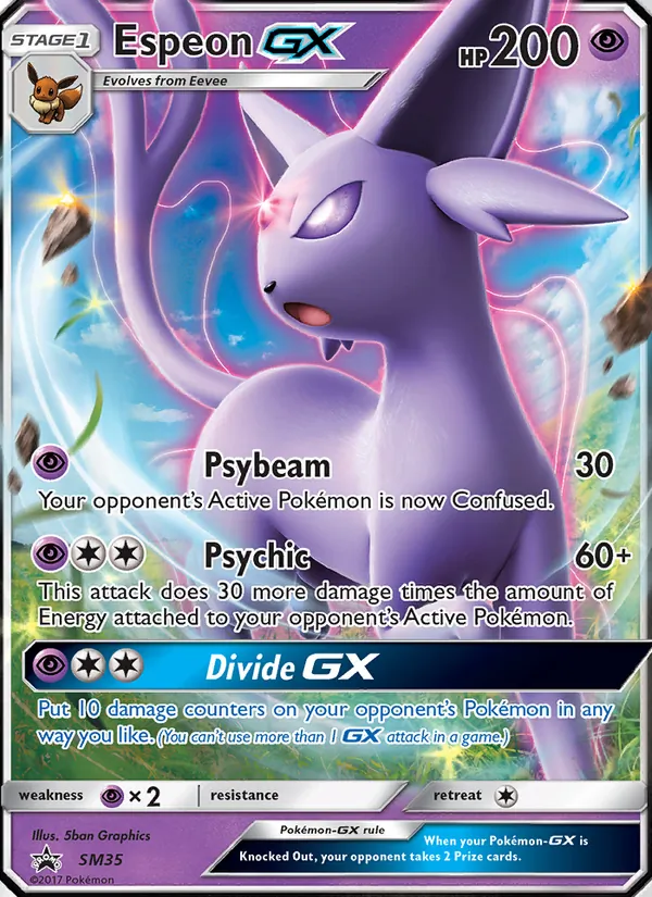 Espeon GX SM35 · SM Black Star Promos