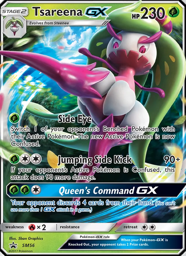 Tsareena GX SM56 · SM Black Star Promos