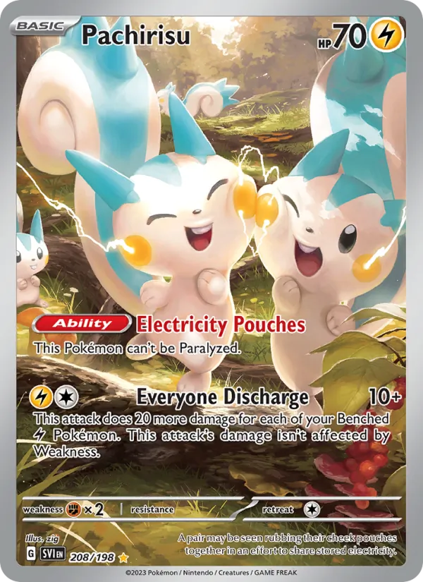 Pachirisu 208 · Scarlet & Violet
