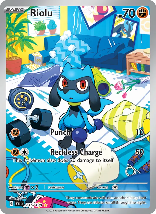 Riolu 215 · Scarlet & Violet