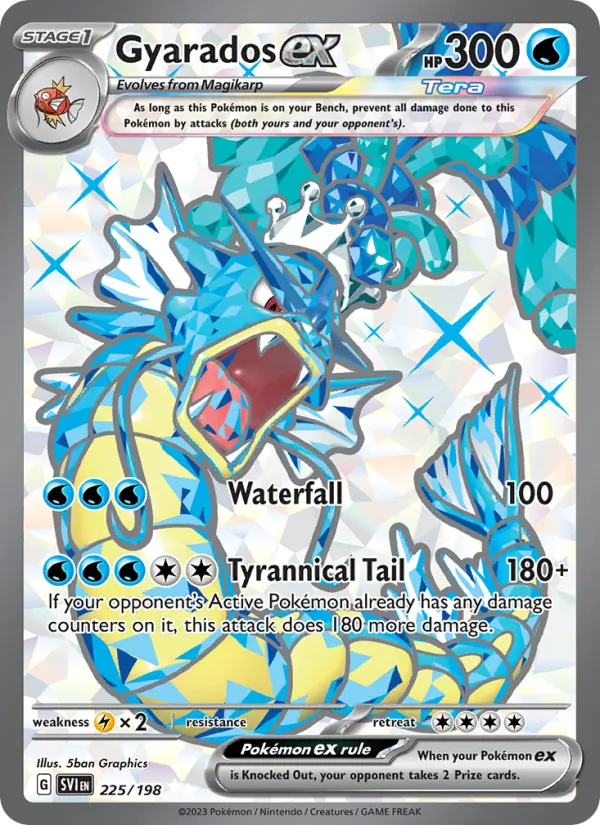 Gyarados ex 225 · Scarlet & Violet