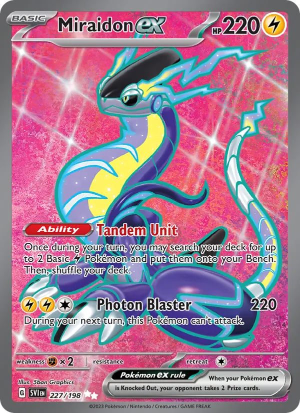 Miraidon ex 227 · Scarlet & Violet