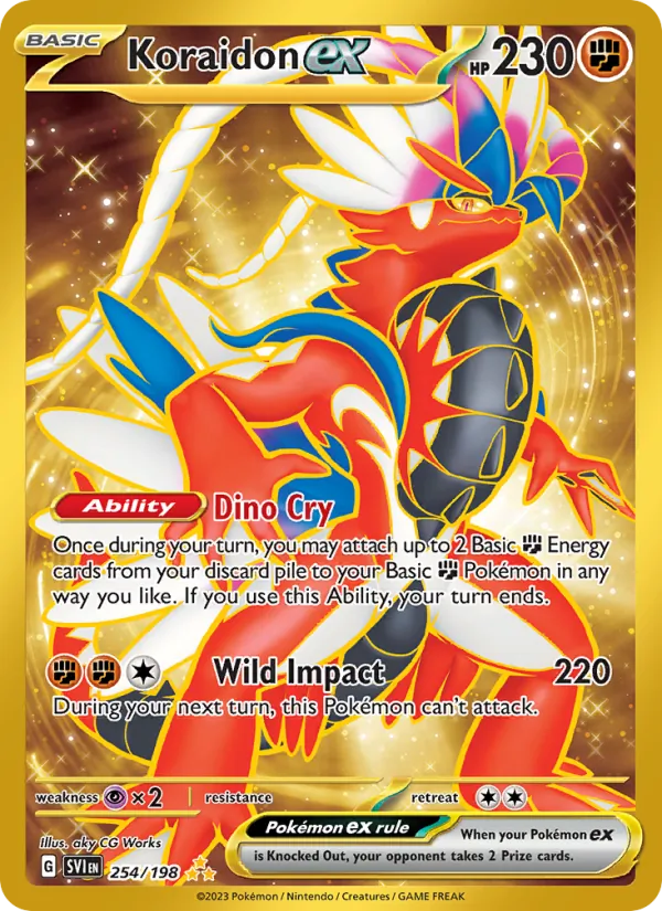 Koraidon ex 254 · Scarlet & Violet