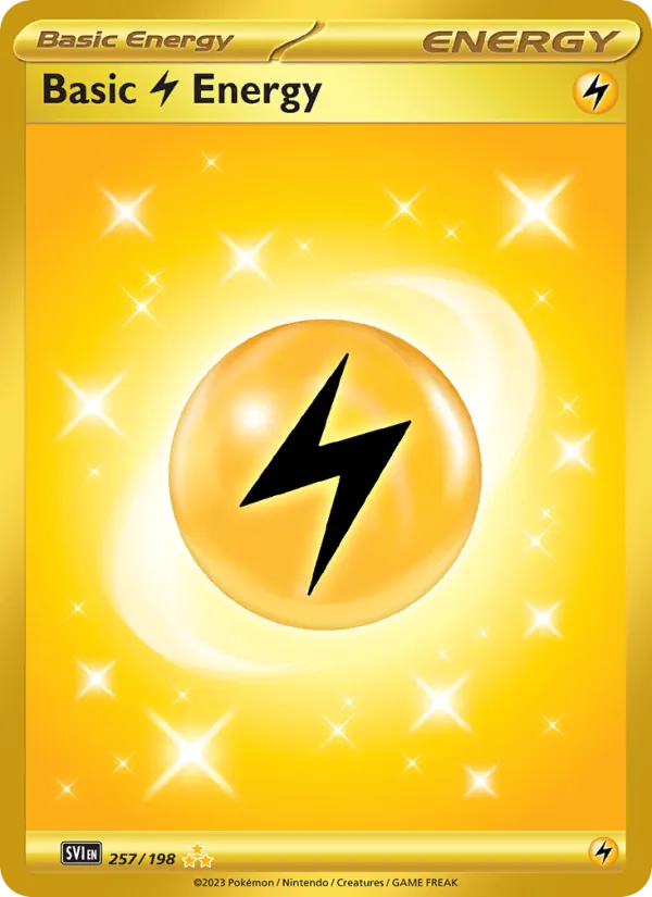 Basic Lightning Energy 257 · Scarlet & Violet