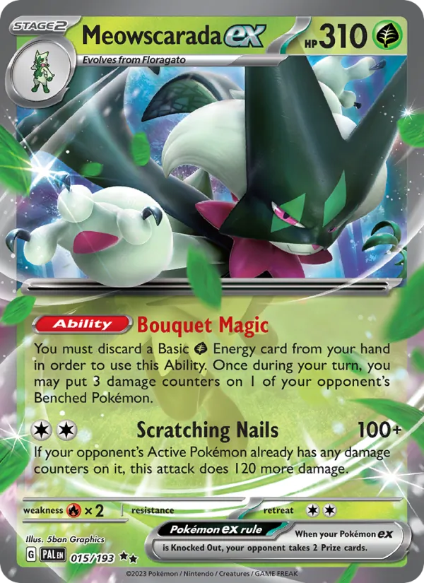 Meowscarada ex 015 · Paldea Evolved
