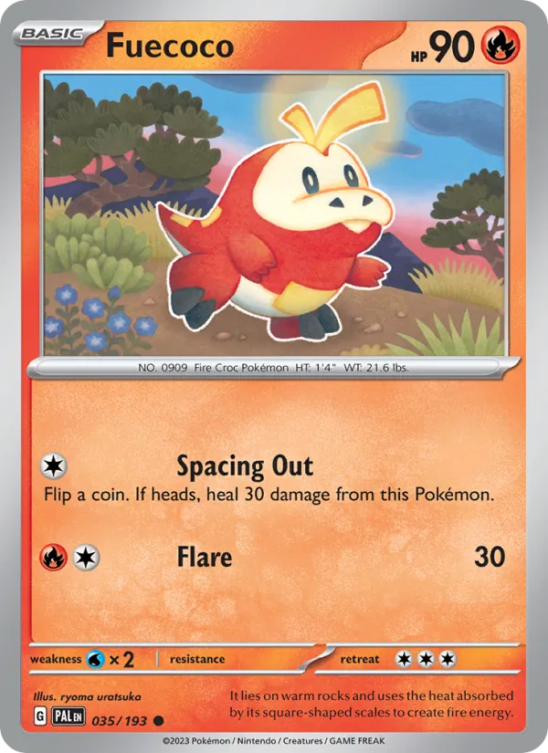Fuecoco 035 · Paldea Evolved