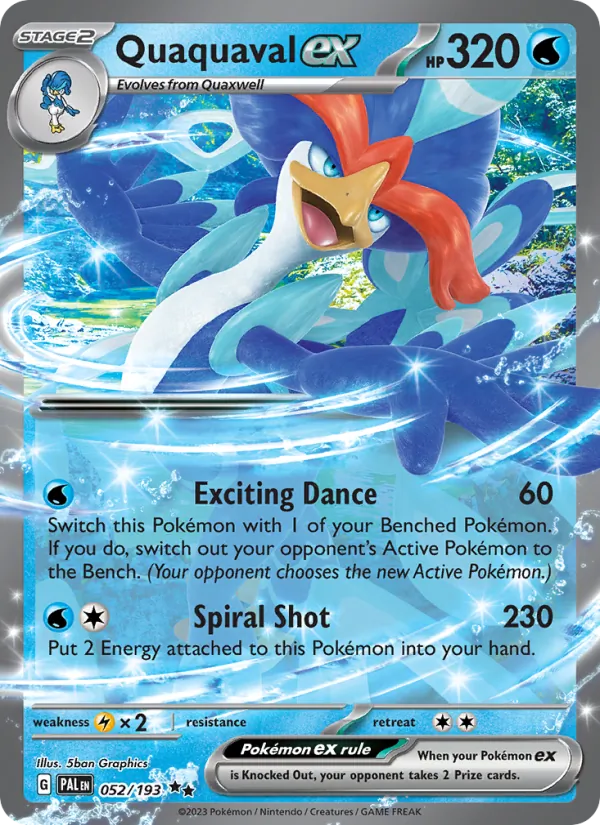 Quaquaval ex 052 · Paldea Evolved