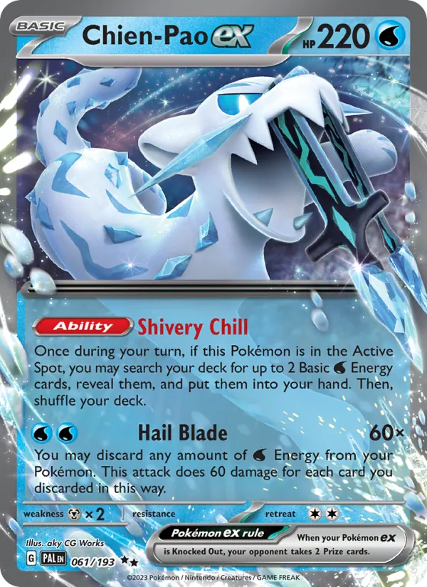 Chien-Pao ex 061 · Paldea Evolved