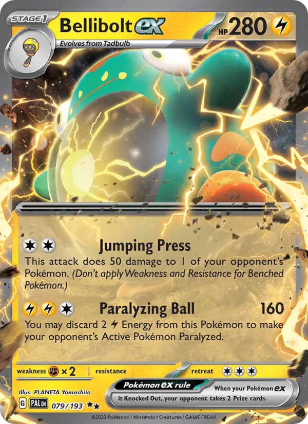 Bellibolt ex 079 · Paldea Evolved