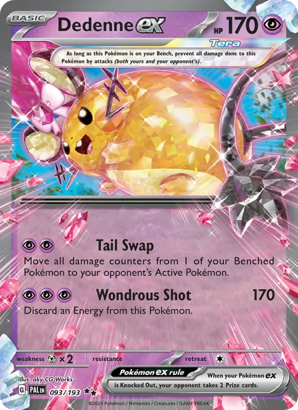 Dedenne ex 093 · Paldea Evolved