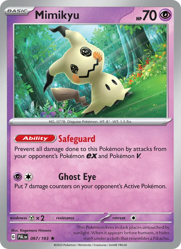 Mimikyu 097 · Paldea Evolved