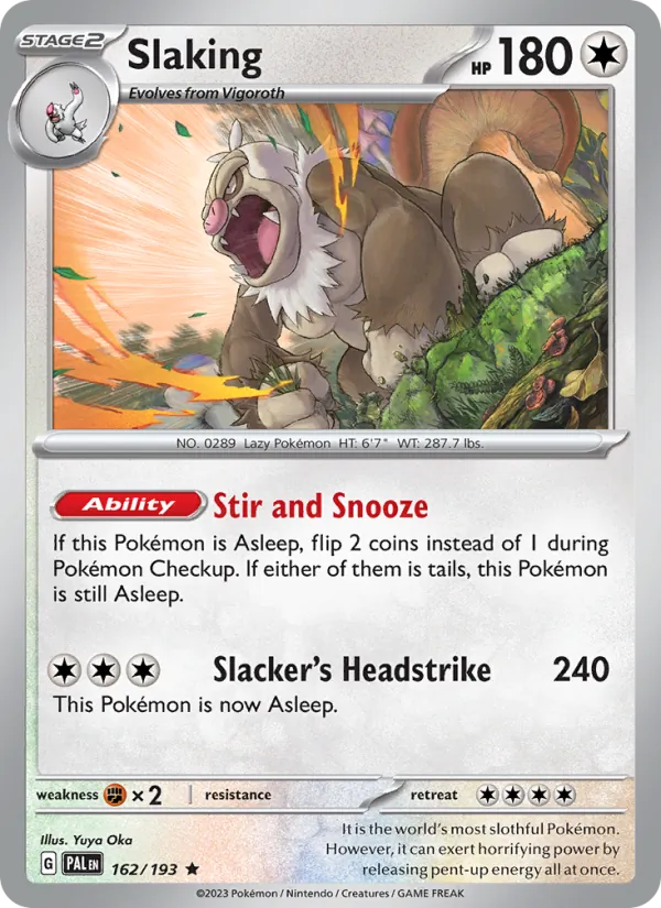 Slaking 162 · Paldea Evolved