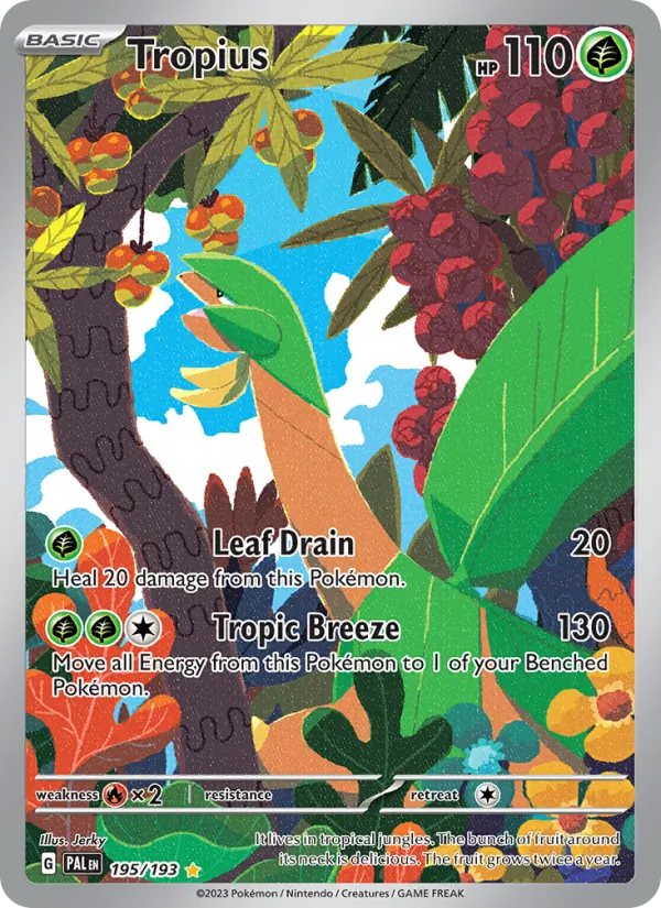Tropius 195 · Paldea Evolved