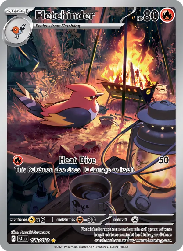 Fletchinder 199 · Paldea Evolved