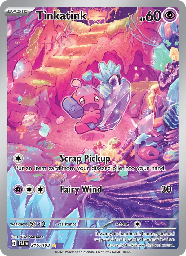 Tinkatink 216 · Paldea Evolved