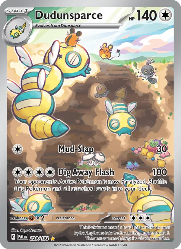 Dudunsparce 229 · Paldea Evolved