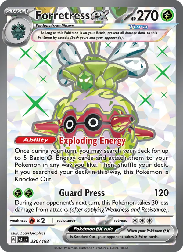 Forretress ex 230 · Paldea Evolved