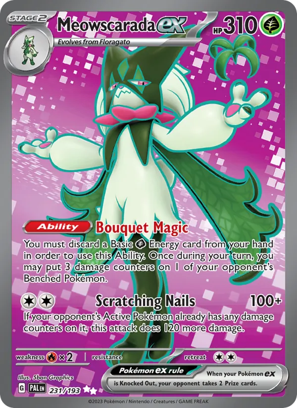 Meowscarada ex 231 · Paldea Evolved