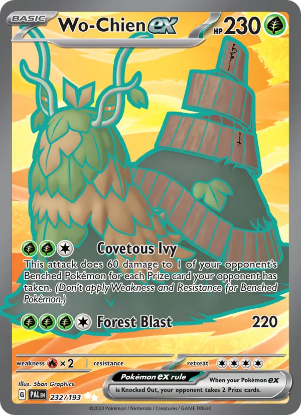 Wo-Chien ex 232 · Paldea Evolved