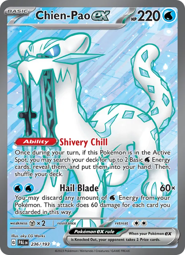 Chien-Pao ex 236 · Paldea Evolved
