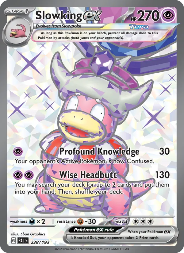 Slowking ex 238 · Paldea Evolved
