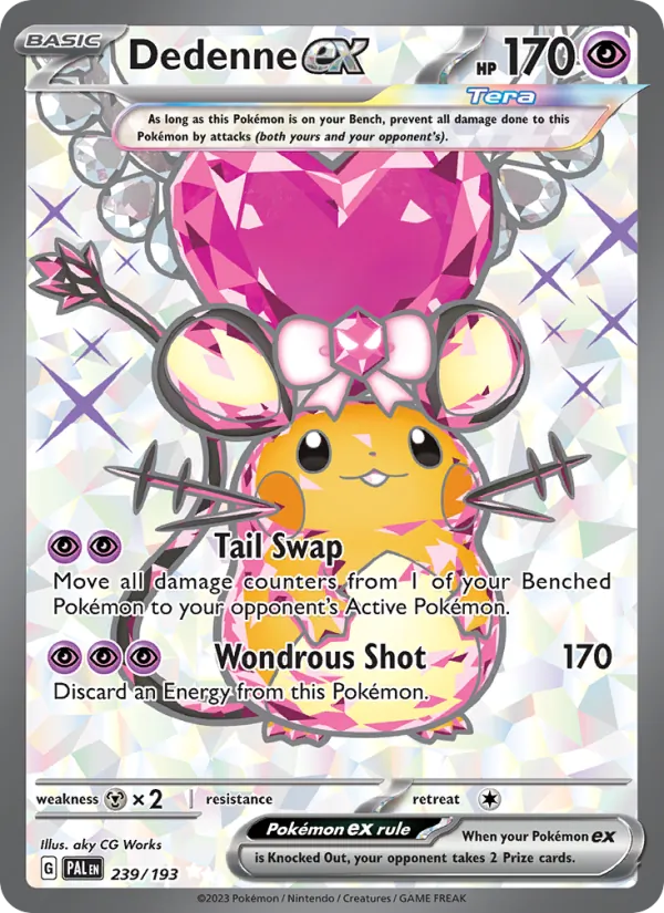 Dedenne ex 239 · Paldea Evolved