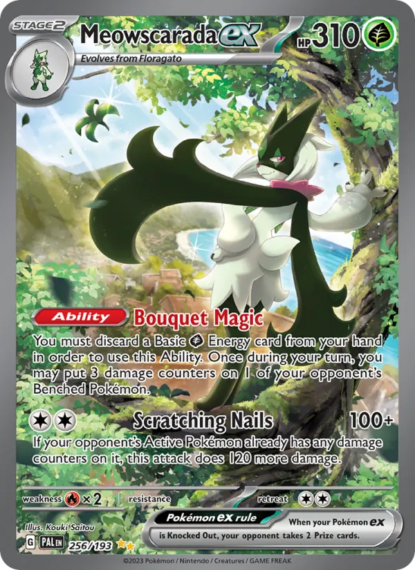 Meowscarada ex 256 · Paldea Evolved