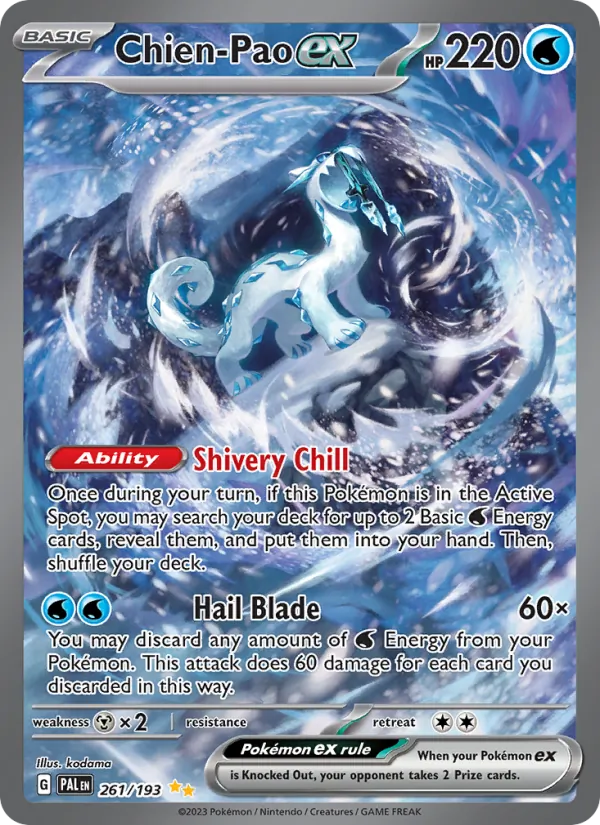 Chien-Pao ex 261 · Paldea Evolved