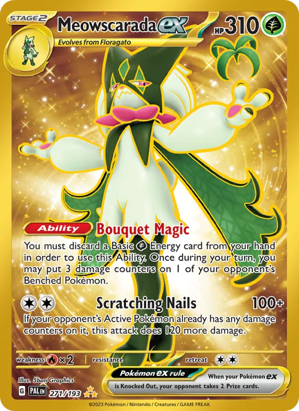 Meowscarada ex 271 · Paldea Evolved
