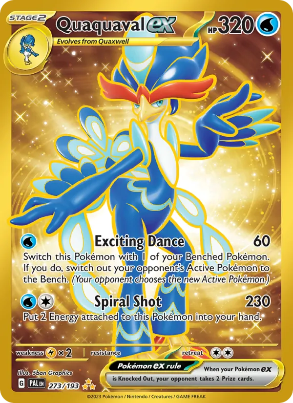Quaquaval ex 273 · Paldea Evolved