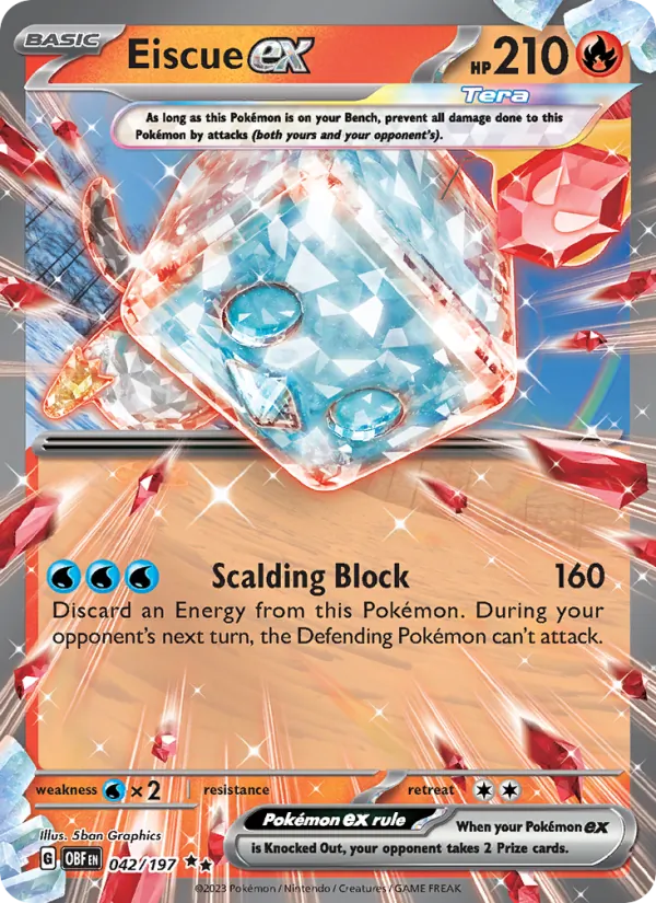 Eiscue ex 042 · Obsidian Flames