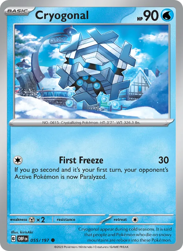 Cryogonal 055 · Obsidian Flames