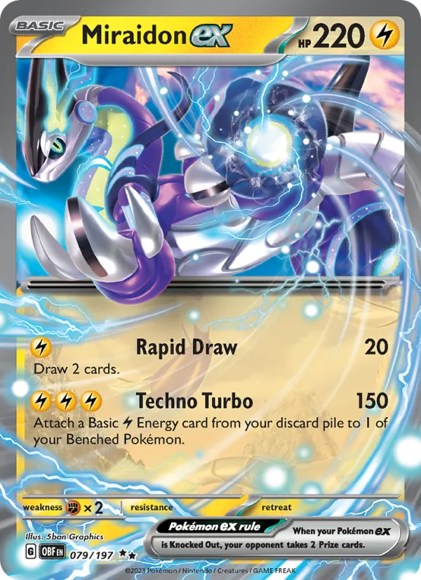 Miraidon ex 079 · Obsidian Flames
