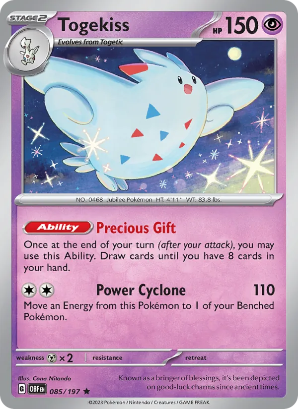 Togekiss 085 · Obsidian Flames