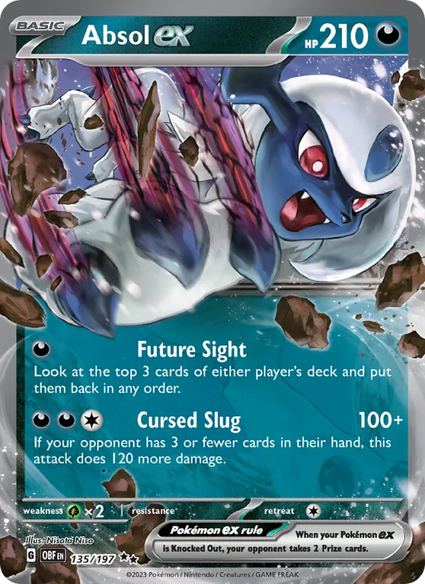 Absol ex 135 · Obsidian Flames