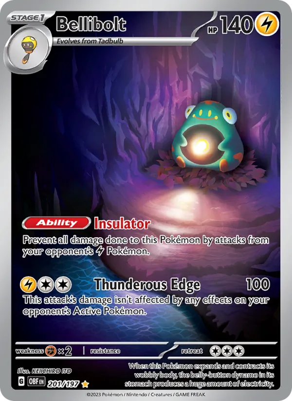Bellibolt 201 · Obsidian Flames
