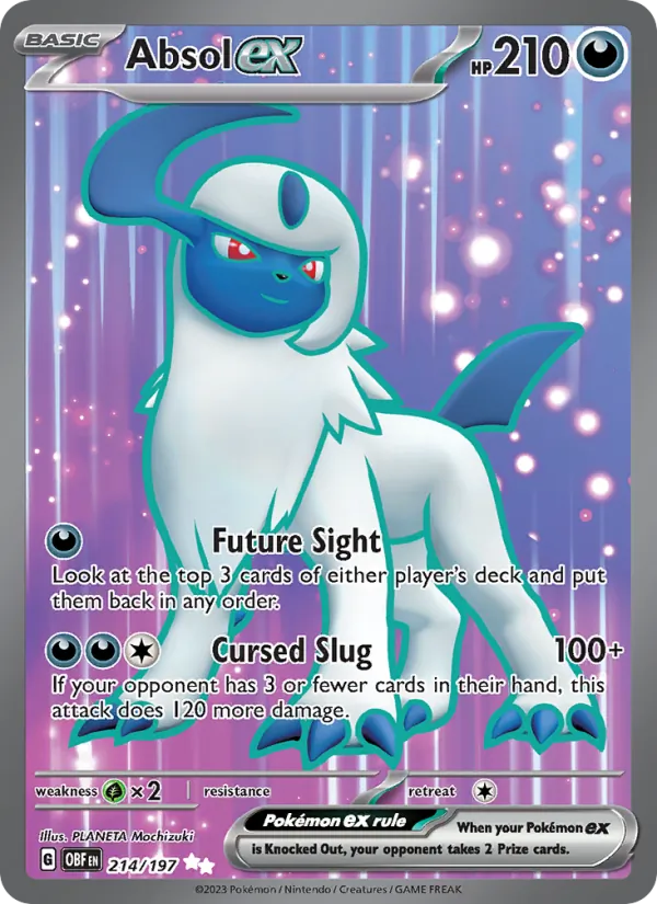 Absol ex 214 · Obsidian Flames
