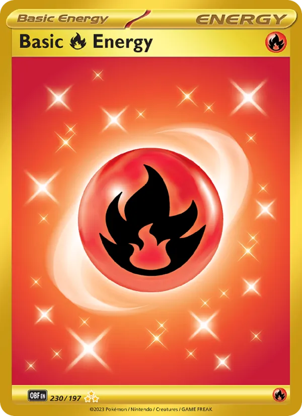 Basic Fire Energy 230 · Obsidian Flames