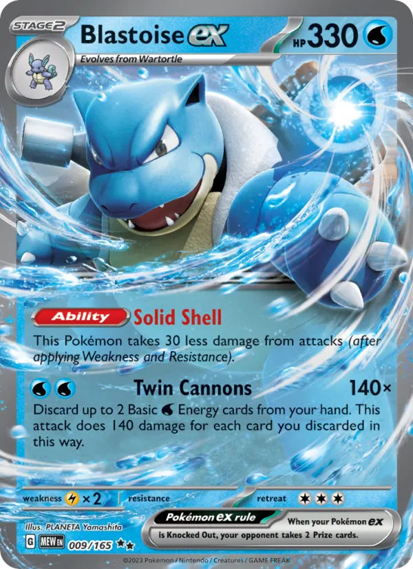 Blastoise ex 009 · 151