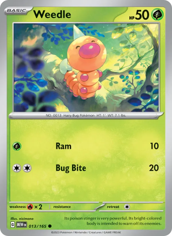 Weedle 013 · 151