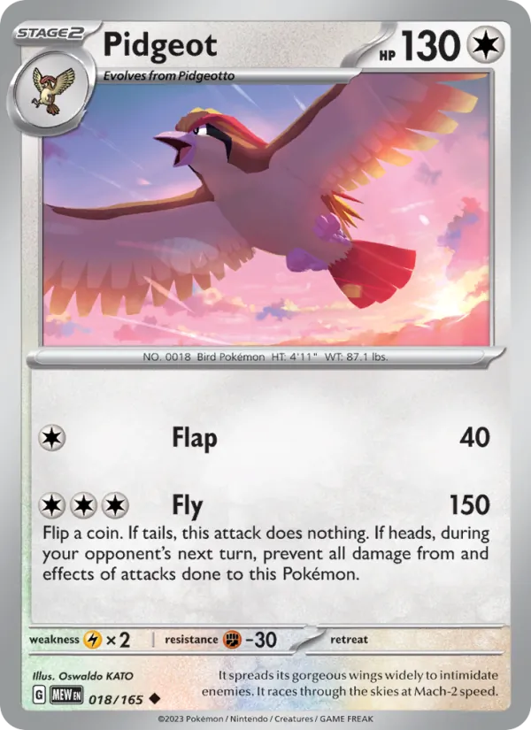 Pidgeot 018 · 151
